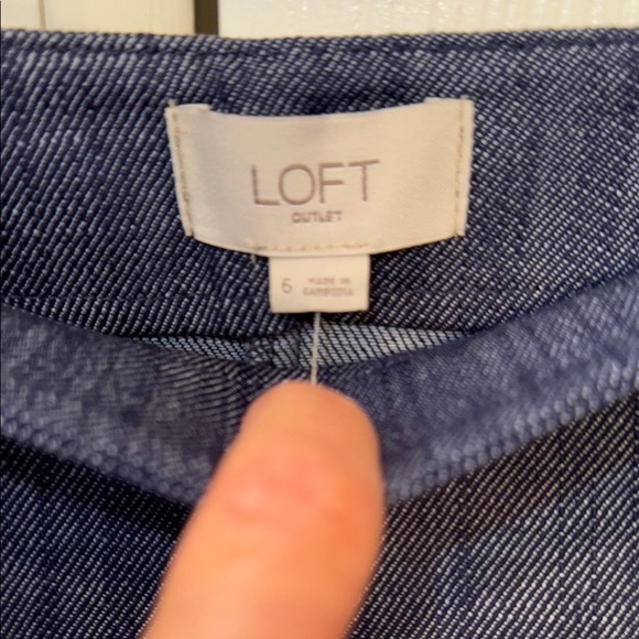 Classic Navy Button-Accent Skirt - Picture 3 of 5